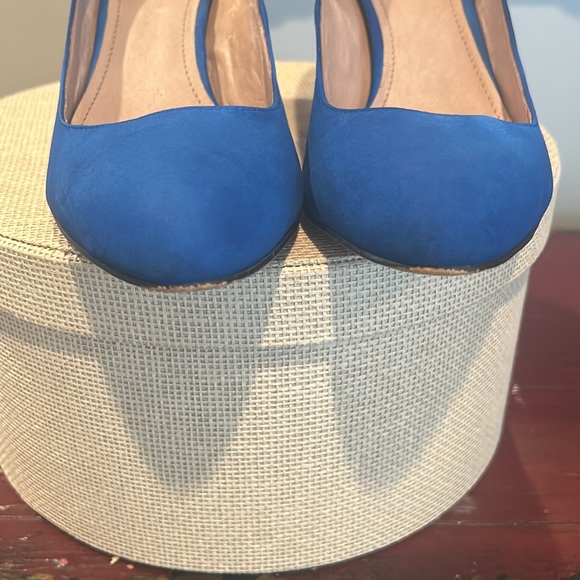 Vince Camuto Torva size 10 blue suede leather - Picture 6 of 8